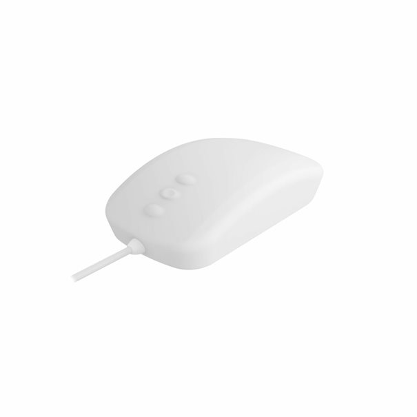CONTOUR ACTIVE KEY Mouse AK-PMH3 Medical 3-Button Scroll corded sealed white IP68 kabelgebunden, 3-Button-Scroll-Steuerung, IP68